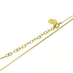 Christian Dior GP CD Logo Necklace Gold — view 7