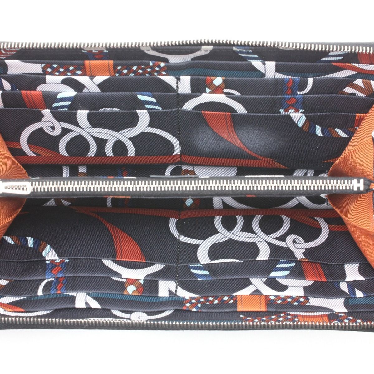 Hermes Long Wallet Azap Silk-in Epson Leather Black — view 6