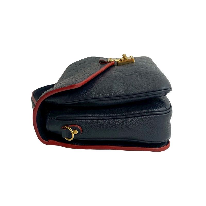 Louis Vuitton Pochette Metis MM Monogram Empreinte Leather Shoulder Bag Handbag