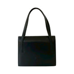 Celine Vintage Circle Logo Hardware Calf Leather Handbag Mini