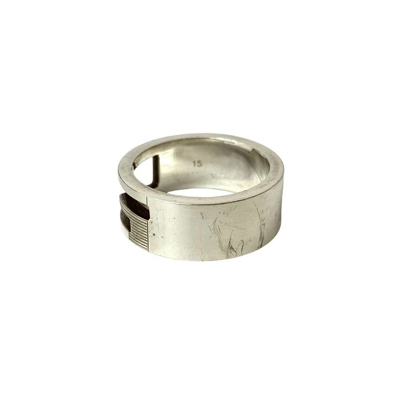 Gucci Square G Ring Silver 925 No 14 Accessories 102-4 — view 7