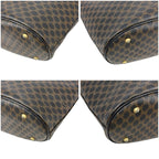 Celine Bucket Shape Tote Bag Black Macadam Pattern Leather — view 5