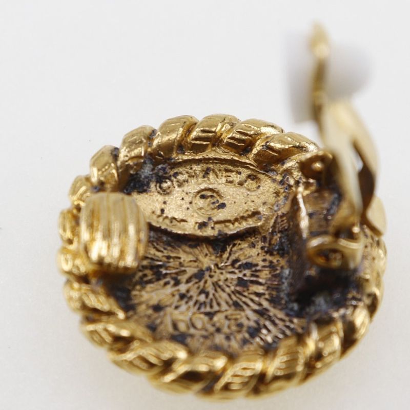 Chanel Coco Mark Gold Plated 16.0 g Earrings — view 6