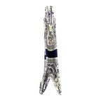 Christian Dior Tote Book Large M1286 Ztdt Toile de Jouy White Navy — view 3