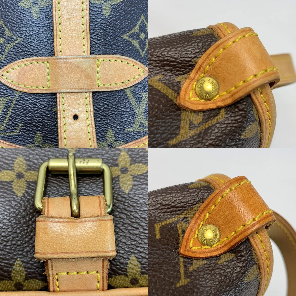 Louis Vuitton Monogram Saumur Bag Shoulder — view 5