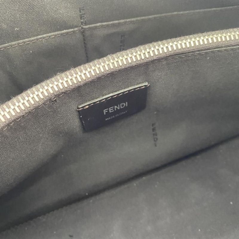 Fendi by the Way Medium 2-Way Handbag 8 Bl124 Leather Green Beige Multicolor — view 6