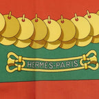 Hermes Scarf Carre 90 Silk 100% Kosmima Universe Blue Green Red — view 6