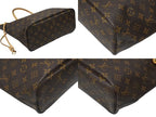 Louis Vuitton Monogram Neverfull PM Tote Bag Brown Vachetta Leather Gold — view 8