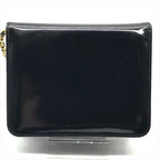 Chanel CC Logo Patent Push Lock Chain Shoulder Bag Black Purse — view 2