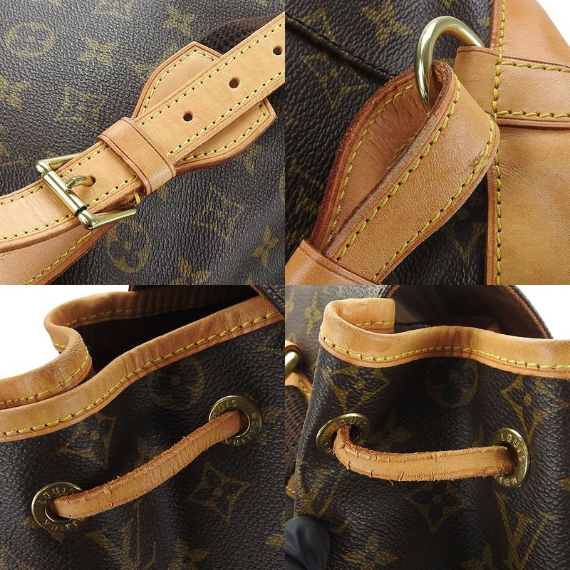 Louis Vuitton Rucksack Backpack Montsouris GM Monogram Gold Hardware — view 7