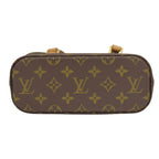 Louis Vuitton Handbag Vavin PM Monogram Nubuck Brown Gold Hardware — view 4