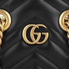 Gucci Shoulder Bag GG Marmont Black — view 8