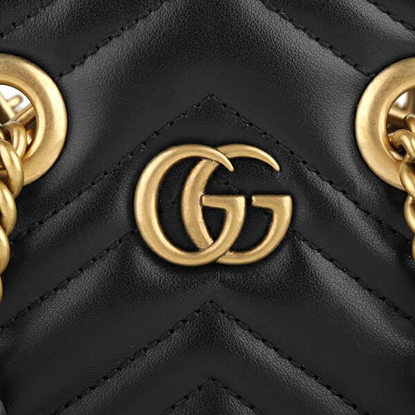 Gucci Shoulder Bag GG Marmont Black — view 8
