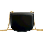 Celine Teen Chain Buzas Triomphe Logo Calf Leather Shoulder Bag — view 4