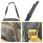 Louis Vuitton Monogram Reporter PM Shoulder Bag Brown — view 8