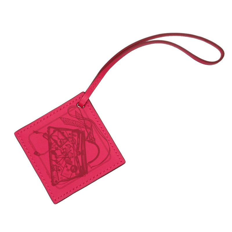 Hermes Carre Nano Charm Vorsoft Rose Mexico Bag 1844 — view 3