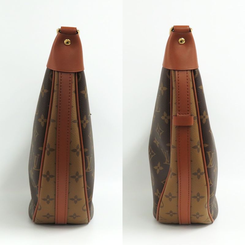Louis Vuitton Loup Hobo Monogram Reverse Shoulder Bag Brown — view 5