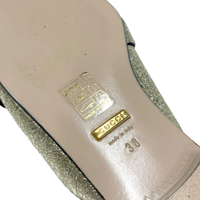 Gucci Double G GG Marmont Sandals Mules Slippers Shoes Fringe Leather — view 8
