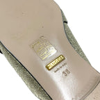 Gucci Double G GG Marmont Sandals Mules Slippers Shoes Fringe Leather — view 8