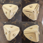Louis Vuitton White Speedy Trunk 25 Monogram Handbag Shoulder Mini — view 5