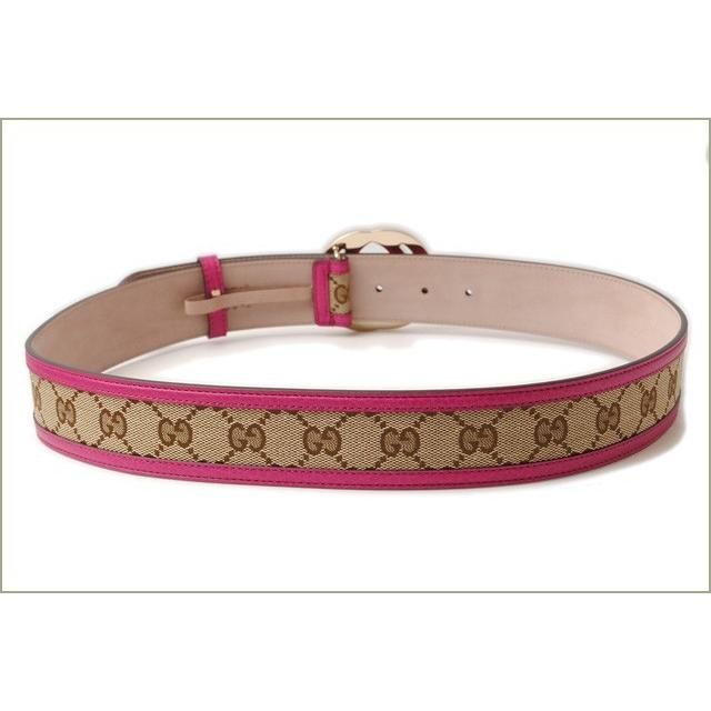 Gucci Belt GG Brown Beige Pink Fwcgg 8961 — view 8