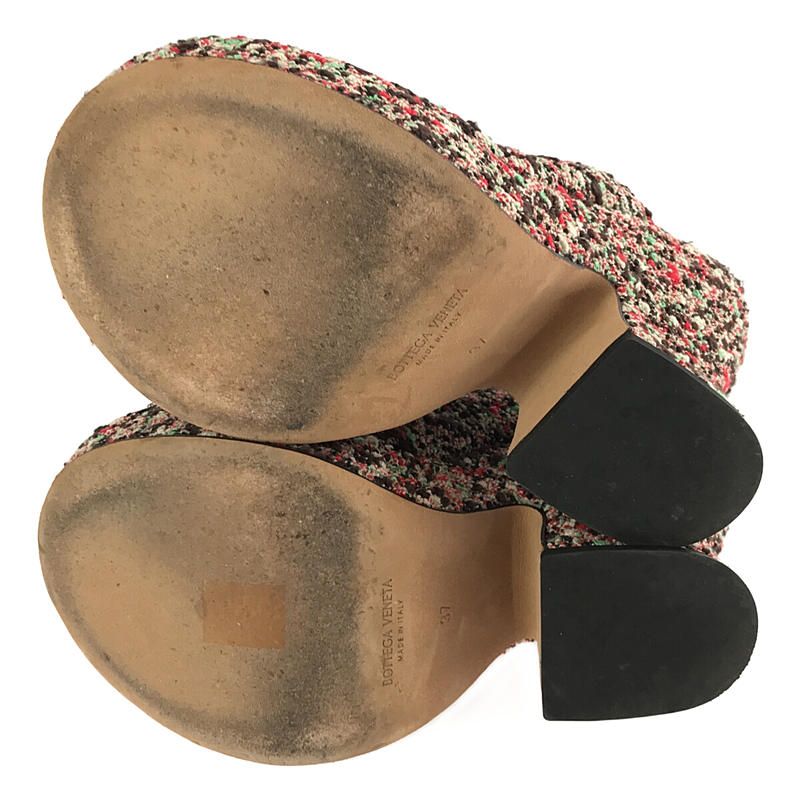 Bottega Veneta Boo Cles Wedge Mule Sandals 37 Multicolor — view 4