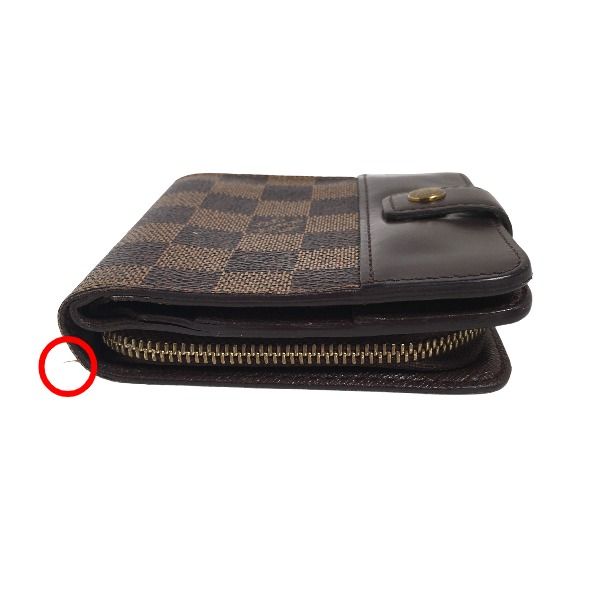 Louis Vuitton Damier Wallet With Zipped Pocket For Cards Compact — view 5
