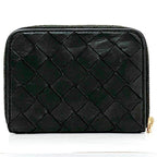 Bottega Veneta Coin Case Black Intrecciato — view 3