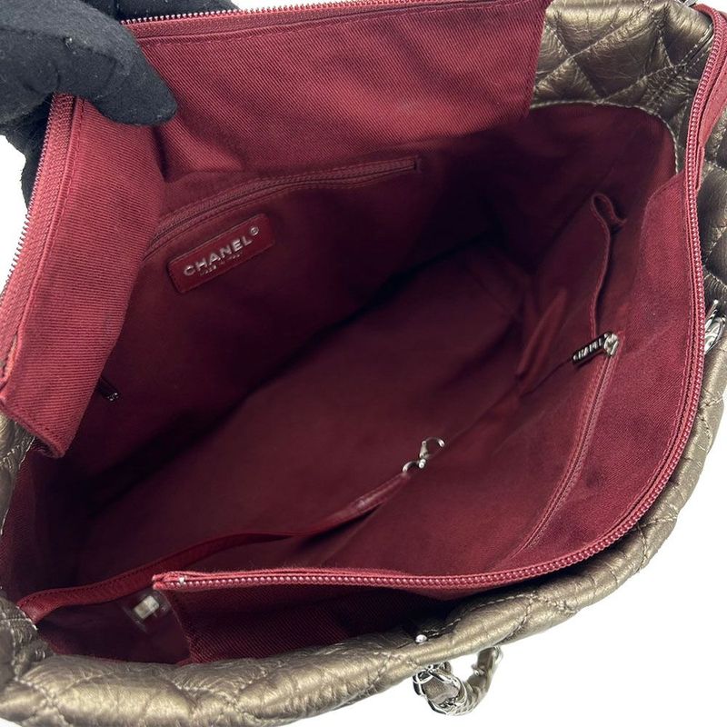 Chanel Tote Cambon Line 11 Bronze Casual Daily Use — view 2
