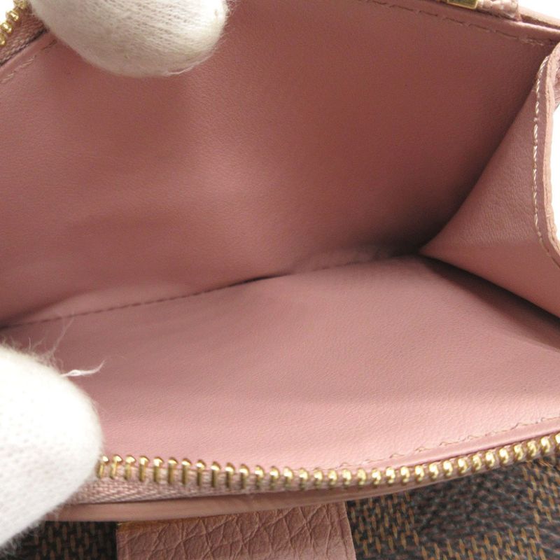 Louis Vuitton Damier Leather Portefeuille Croisette Compact Wallet — view 4