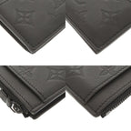 Louis Vuitton Coin Card Holder Monogram Shadow IC Chip Black Case — view 5