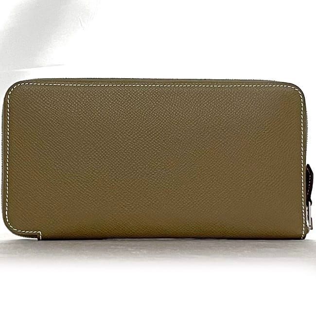 Hermes Round Zipper Long Wallet Azap Silk Quinn — view 5