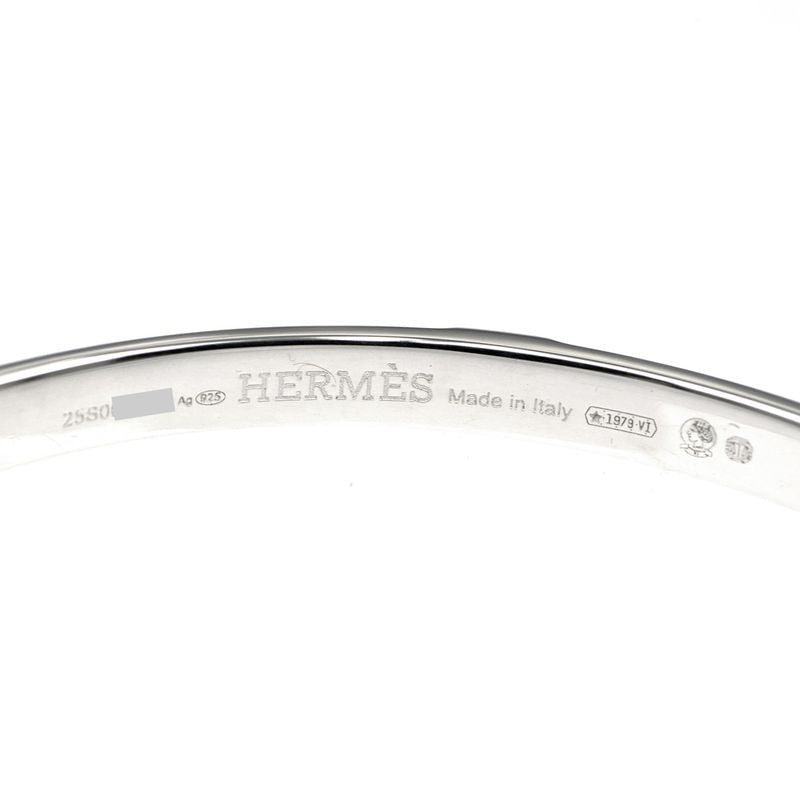 Hermes Earrings Cour De H Pair AG 925 Silver Accessories — view 7