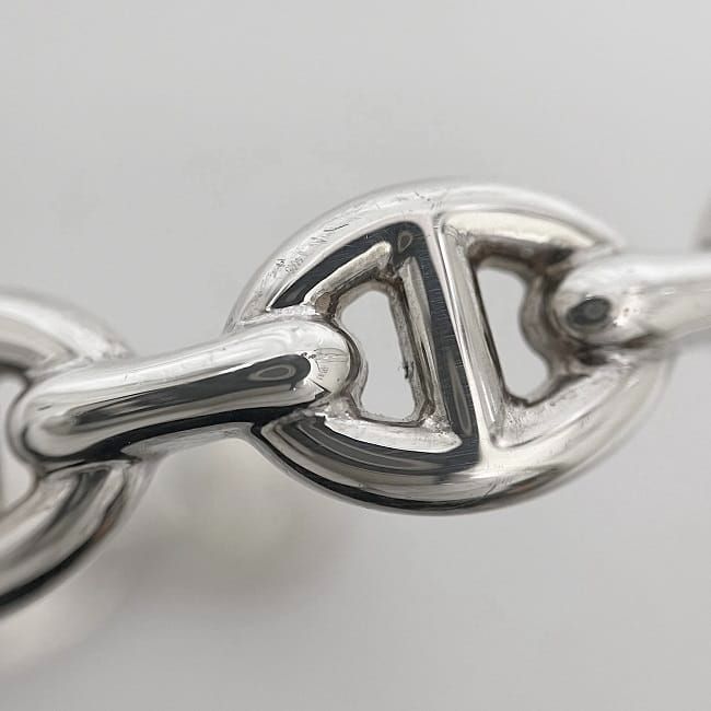 Hermes Bangle Ancienne Silver Chaine D'ancre — view 9