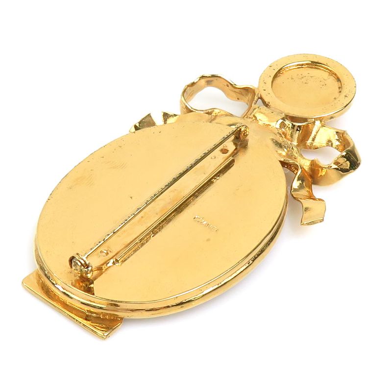 Chanel Brooch Coco Mark Mirror — view 4