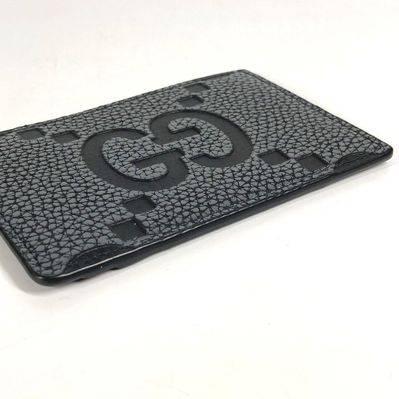 Gucci Card Case Aaece Logo Maxi GG Gray — view 5