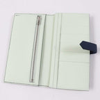 Hermes Bearn Souffle Verso Blue Prus Vert Fizz Silver Hardware Vaux Epson Long — view 6