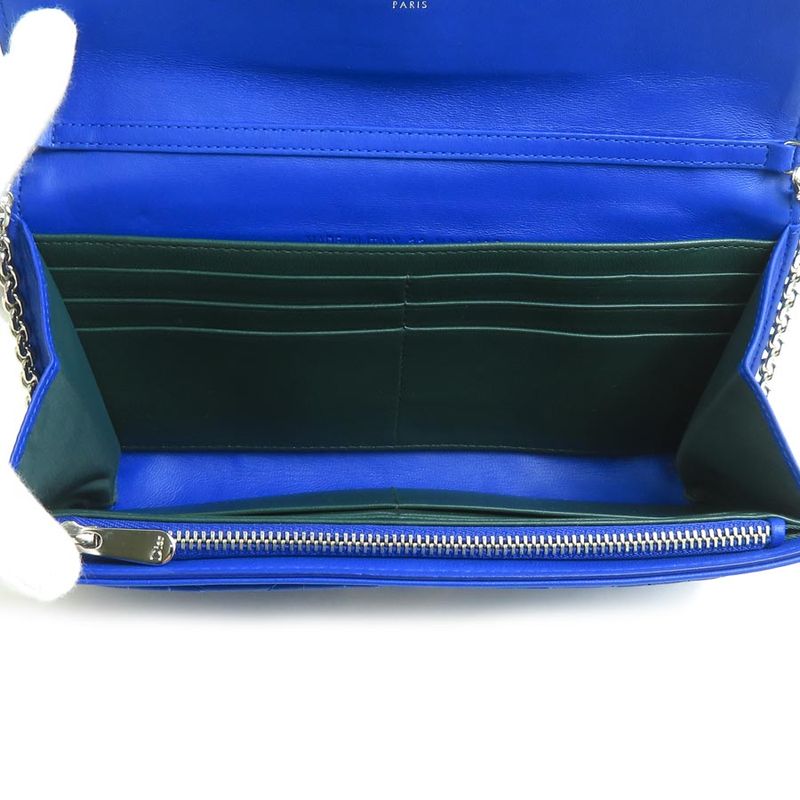 Christian Dior Wallet Chain Cannage — view 3