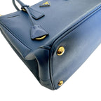 Prada 1 Ba786 Saffiano Shoulder Bag Galleria Handbag Blue — view 8