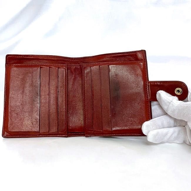 Chanel Bifold Wallet Red Coco Mark — view 3