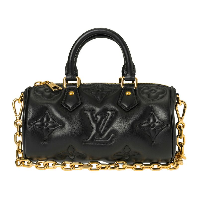 Louis Vuitton Shoulder Bag Papillon BB Noir Black — view 9