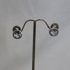 Gucci G Motif Earrings Interlocking AG 925 Silver E1119 — view 6