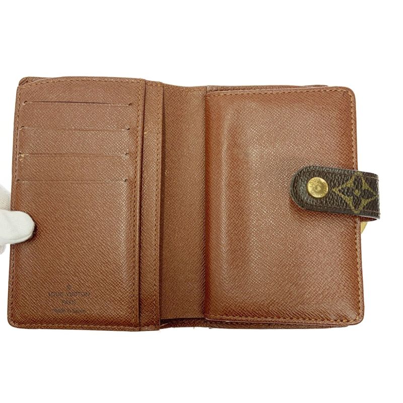 Louis Vuitton Monogram Porte Monnaie Vieviennois Brown Bifold — view 8