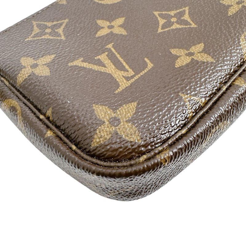 Louis Vuitton Monogram Mini Accessory Pouch Pochette Accessoire — view 7