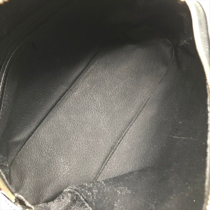 Celine Black Macadam Hand Boston Bag Brown Leather — view 7
