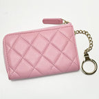 Chanel Quilted Ap0221 Baby Pink Coin Case Lambskin Gold Hardware — view 2