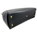Fendi 8 Bn226 Peekaboo Medium Black Shoulder Bag Gold Hardware — view 3