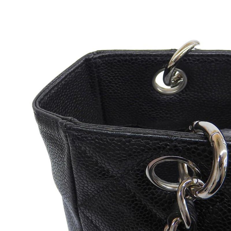 Chanel Caviar Pst Chain Tote Bag — view 5