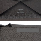 Hermes Calvi Duo Card Case With Coin Purse Chevre — view 9