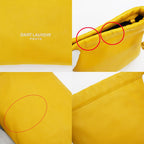 Saint Laurent Drawstring Mini Chain Shoulder Bag Yellow — view 8